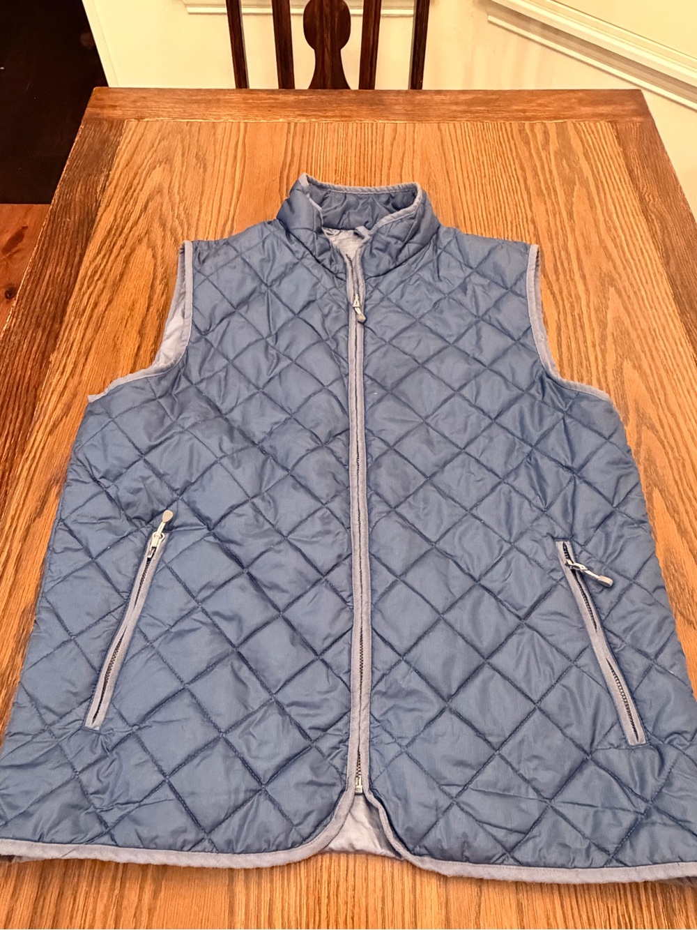 Vineyard Vines Light Blue Performance Jacket Interior Label
